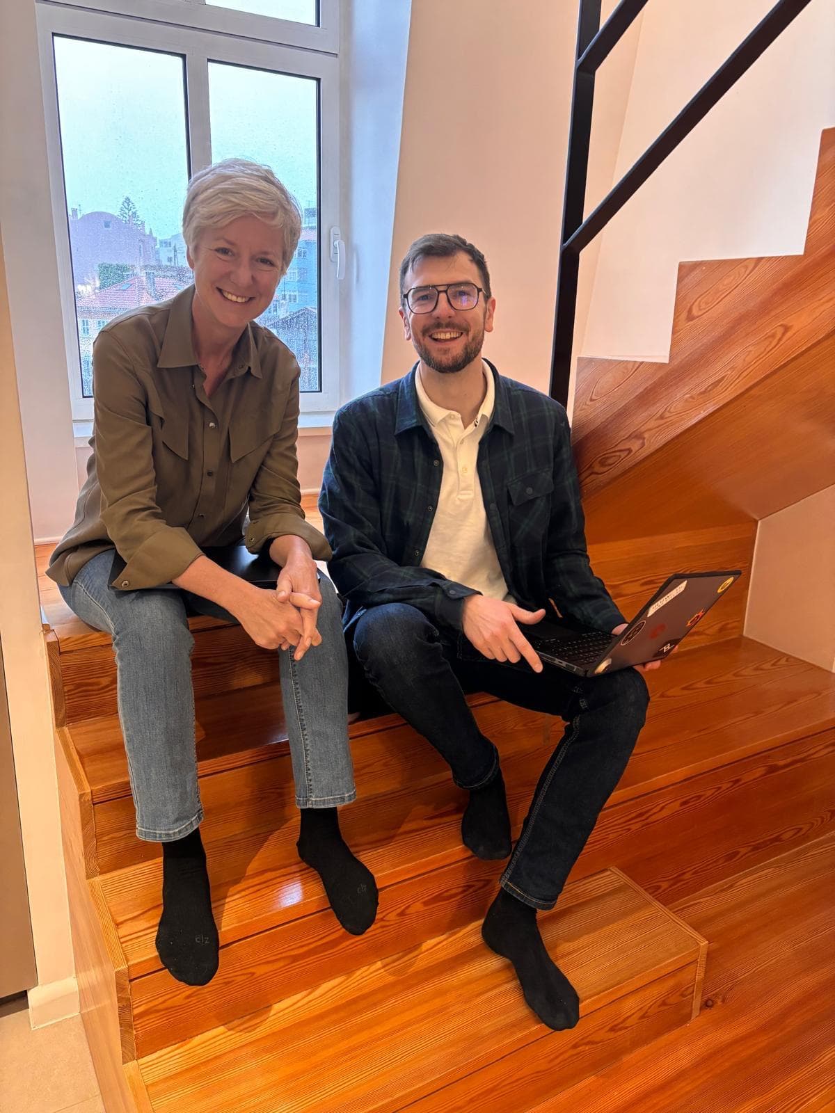 Louise Doorn and Nick Ponomar, co-founders of CoachNova